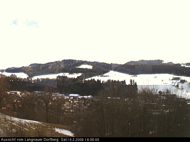 Webcam-Bild: Aussicht vom Dorfberg in Langnau 20060218-160500
