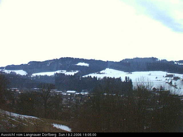 Webcam-Bild: Aussicht vom Dorfberg in Langnau 20060219-180500