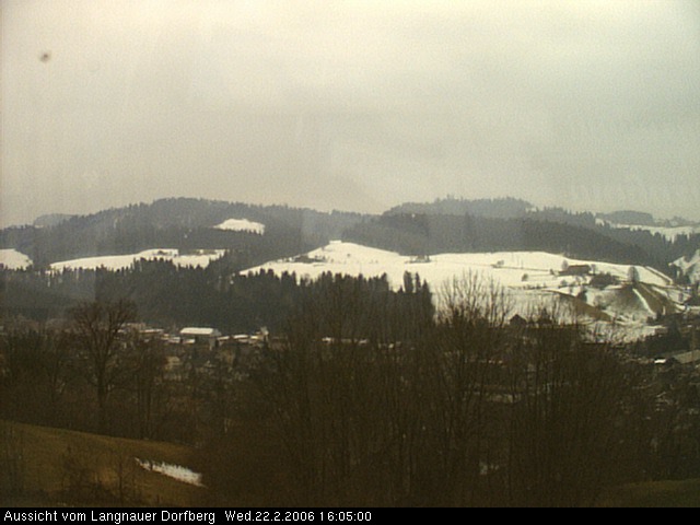 Webcam-Bild: Aussicht vom Dorfberg in Langnau 20060222-160500