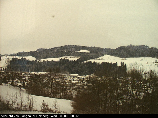 Webcam-Bild: Aussicht vom Dorfberg in Langnau 20060308-080500