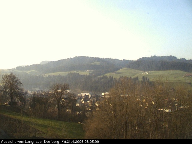 Webcam-Bild: Aussicht vom Dorfberg in Langnau 20060421-080500