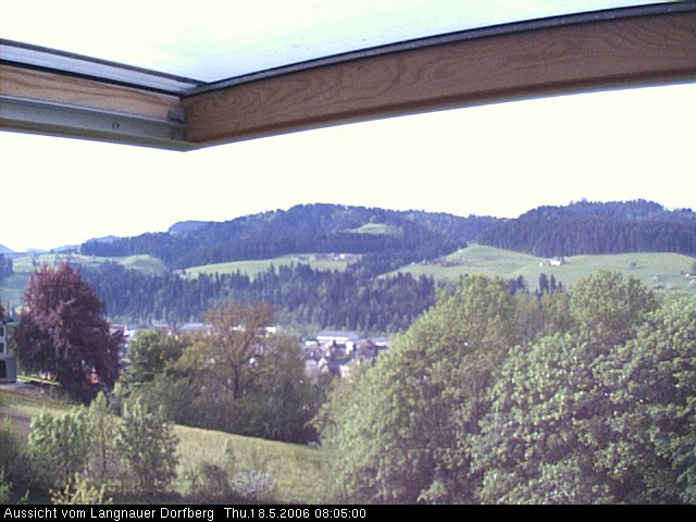 Webcam-Bild: Aussicht vom Dorfberg in Langnau 20060518-080500