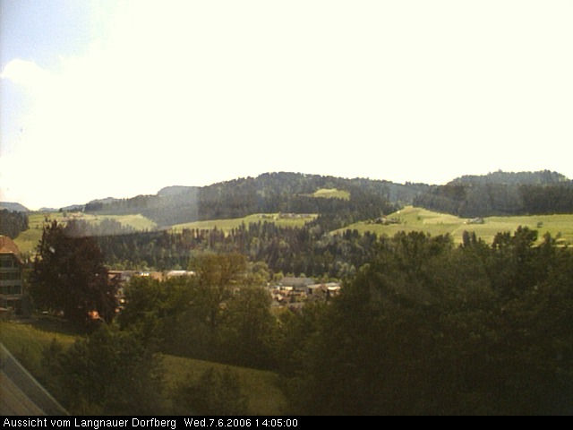 Webcam-Bild: Aussicht vom Dorfberg in Langnau 20060607-140500