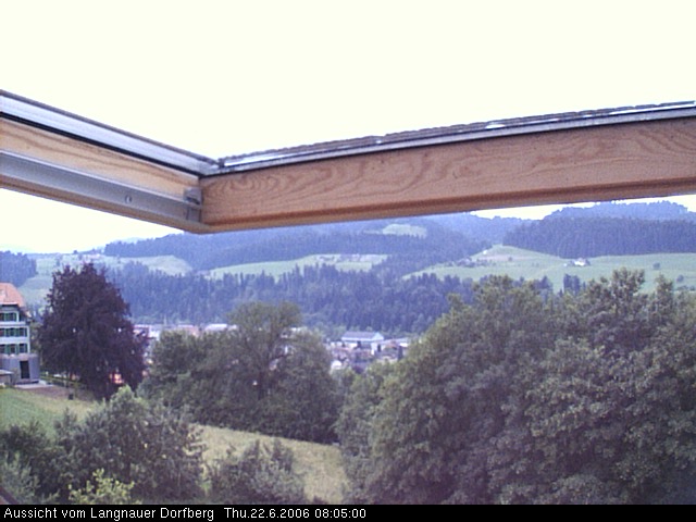 Webcam-Bild: Aussicht vom Dorfberg in Langnau 20060622-080500