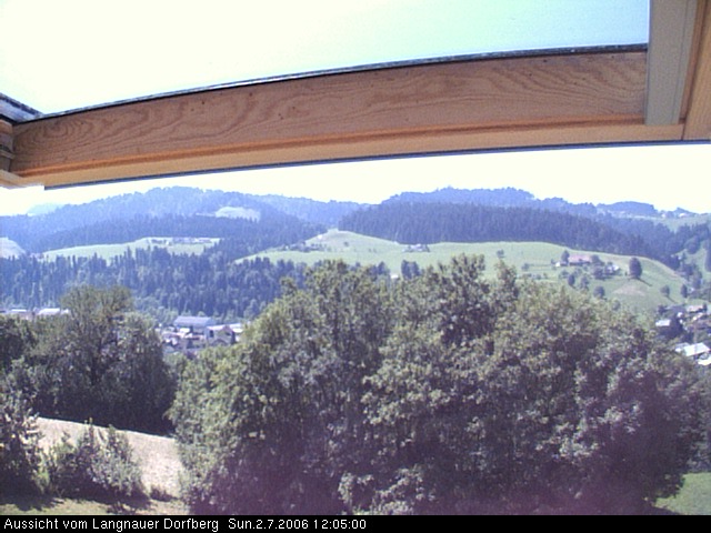 Webcam-Bild: Aussicht vom Dorfberg in Langnau 20060702-120500