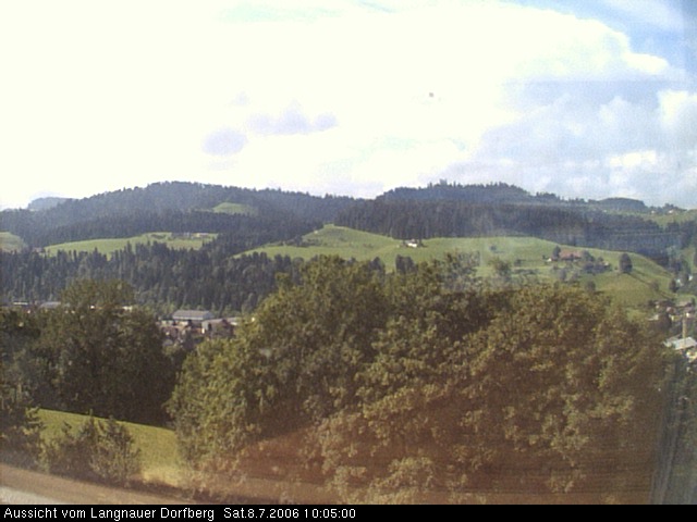 Webcam-Bild: Aussicht vom Dorfberg in Langnau 20060708-100500