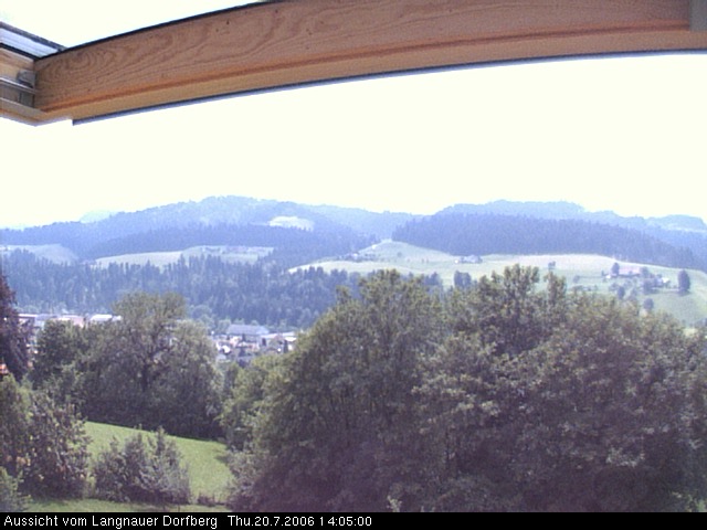 Webcam-Bild: Aussicht vom Dorfberg in Langnau 20060720-140500