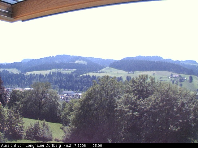Webcam-Bild: Aussicht vom Dorfberg in Langnau 20060721-140500