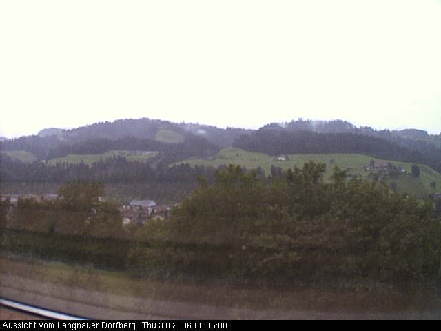 Webcam-Bild: Aussicht vom Dorfberg in Langnau 20060803-080500