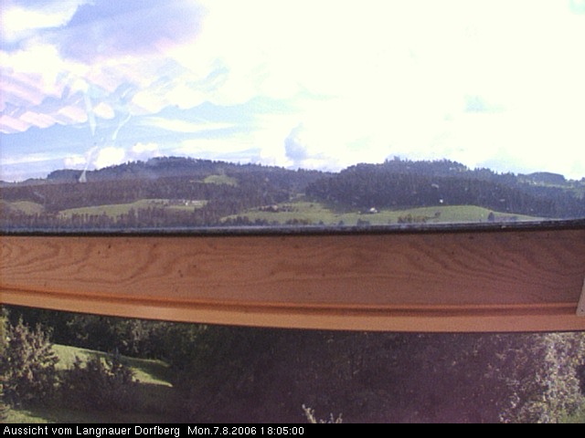 Webcam-Bild: Aussicht vom Dorfberg in Langnau 20060807-180500