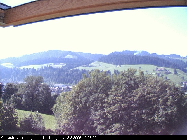 Webcam-Bild: Aussicht vom Dorfberg in Langnau 20060808-100500