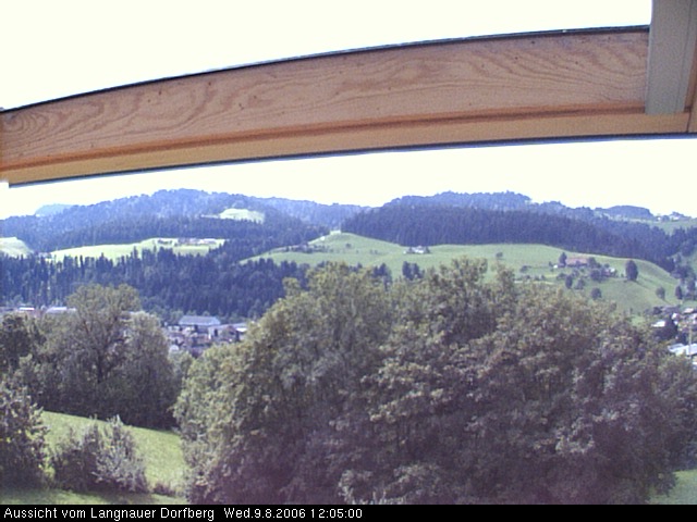 Webcam-Bild: Aussicht vom Dorfberg in Langnau 20060809-120500