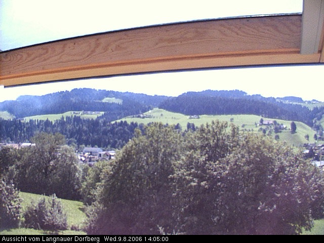 Webcam-Bild: Aussicht vom Dorfberg in Langnau 20060809-140500