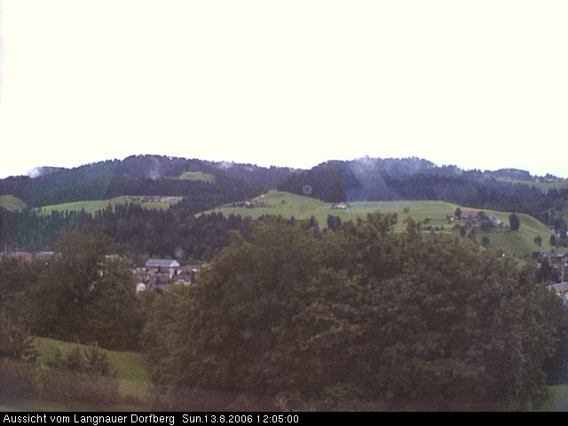 Webcam-Bild: Aussicht vom Dorfberg in Langnau 20060813-120500