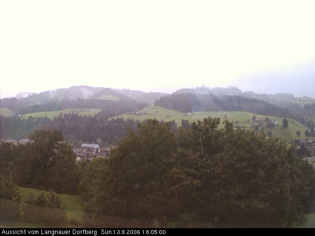 Webcam-Bild: Aussicht vom Dorfberg in Langnau 20060813-180500