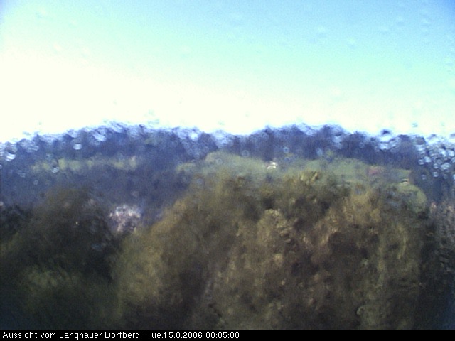 Webcam-Bild: Aussicht vom Dorfberg in Langnau 20060815-080500