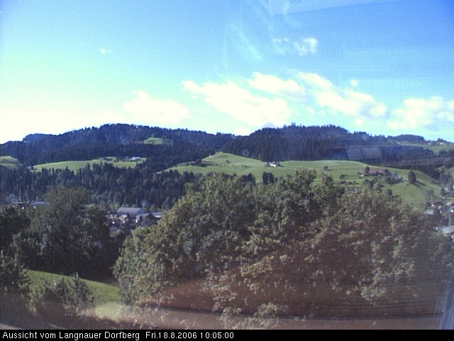 Webcam-Bild: Aussicht vom Dorfberg in Langnau 20060818-100500