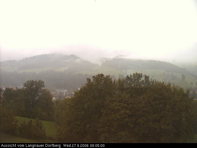 Webcam-Bild: Aussicht vom Dorfberg in Langnau 20060927-080500