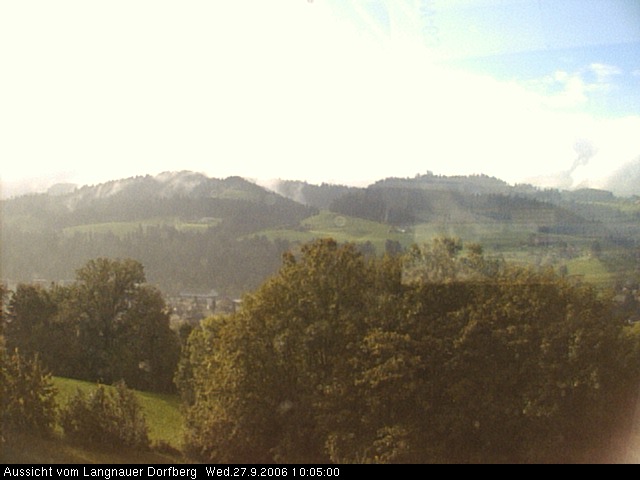 Webcam-Bild: Aussicht vom Dorfberg in Langnau 20060927-100500