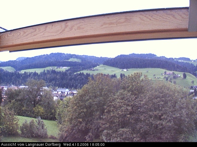 Webcam-Bild: Aussicht vom Dorfberg in Langnau 20061004-180500