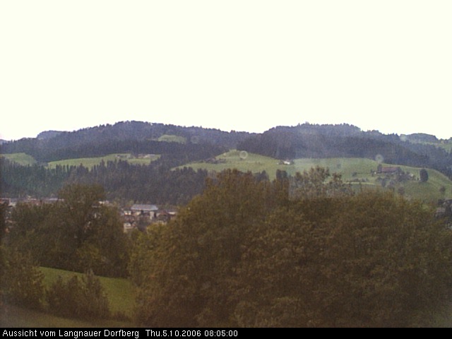 Webcam-Bild: Aussicht vom Dorfberg in Langnau 20061005-080500