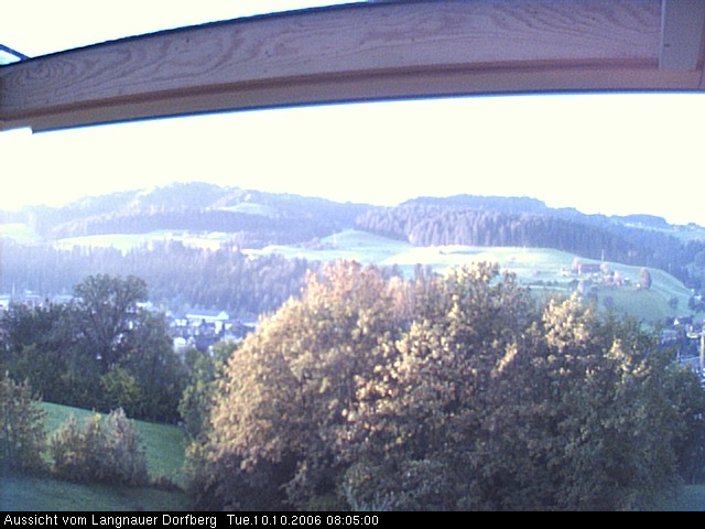 Webcam-Bild: Aussicht vom Dorfberg in Langnau 20061010-080500