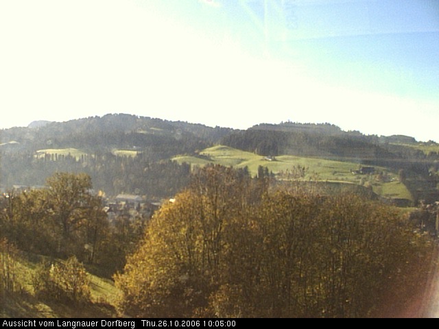 Webcam-Bild: Aussicht vom Dorfberg in Langnau 20061026-100500