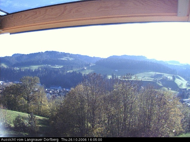 Webcam-Bild: Aussicht vom Dorfberg in Langnau 20061026-160500