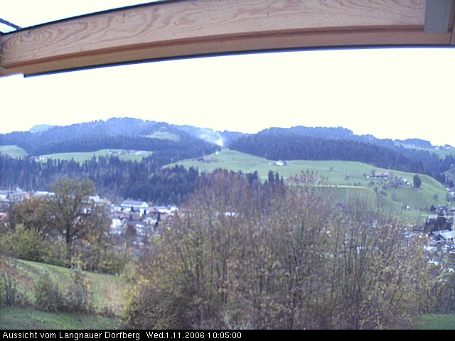 Webcam-Bild: Aussicht vom Dorfberg in Langnau 20061101-100500