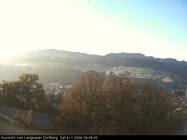 Webcam-Bild: Aussicht vom Dorfberg in Langnau 20061104-080500