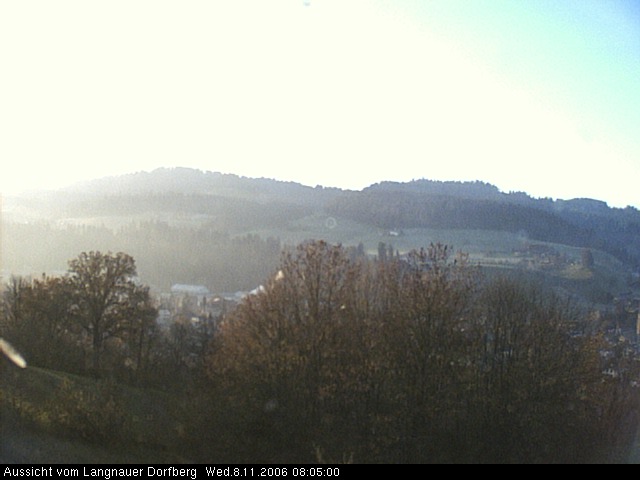 Webcam-Bild: Aussicht vom Dorfberg in Langnau 20061108-080500