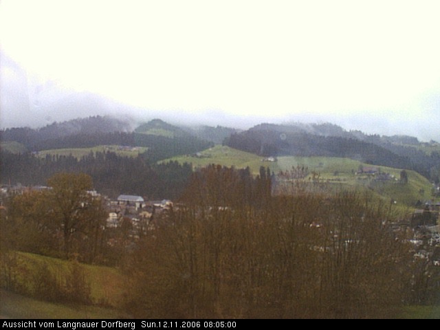 Webcam-Bild: Aussicht vom Dorfberg in Langnau 20061112-080500
