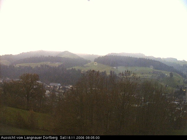 Webcam-Bild: Aussicht vom Dorfberg in Langnau 20061118-080500