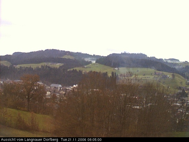 Webcam-Bild: Aussicht vom Dorfberg in Langnau 20061121-080500