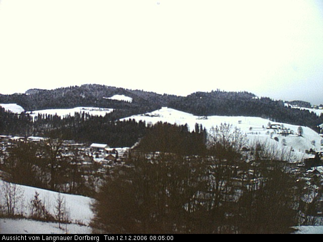 Webcam-Bild: Aussicht vom Dorfberg in Langnau 20061212-080500