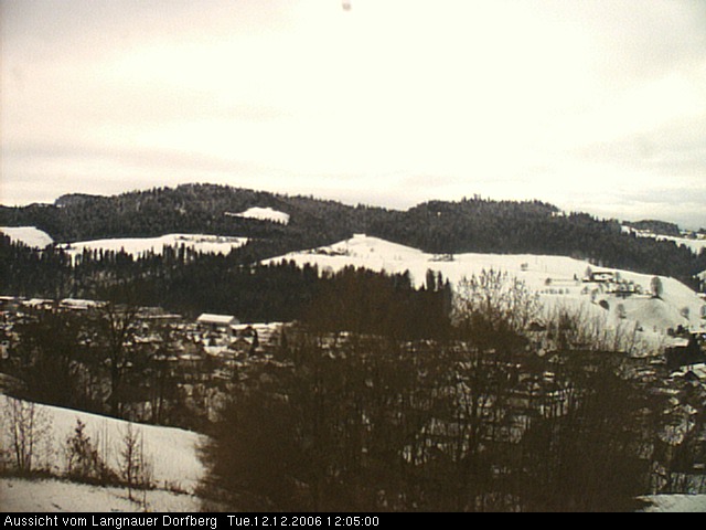 Webcam-Bild: Aussicht vom Dorfberg in Langnau 20061212-120500
