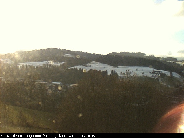 Webcam-Bild: Aussicht vom Dorfberg in Langnau 20061218-100500