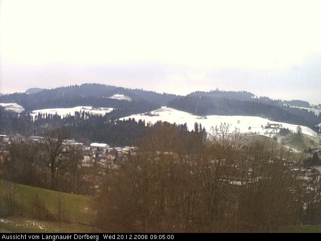 Webcam-Bild: Aussicht vom Dorfberg in Langnau 20061220-090500