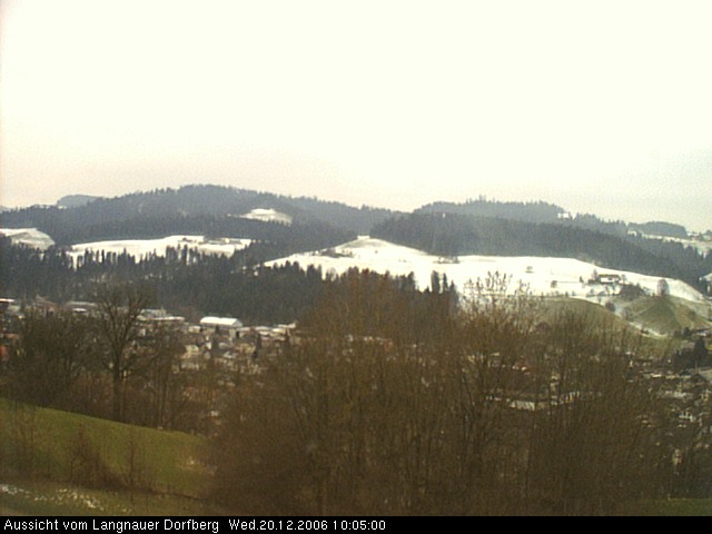 Webcam-Bild: Aussicht vom Dorfberg in Langnau 20061220-100500