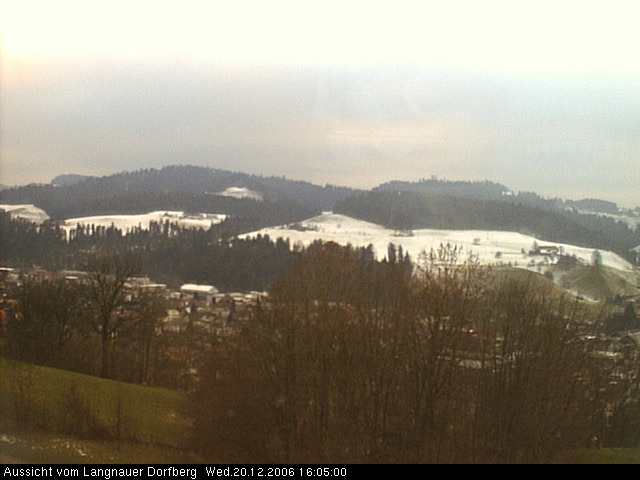 Webcam-Bild: Aussicht vom Dorfberg in Langnau 20061220-160500