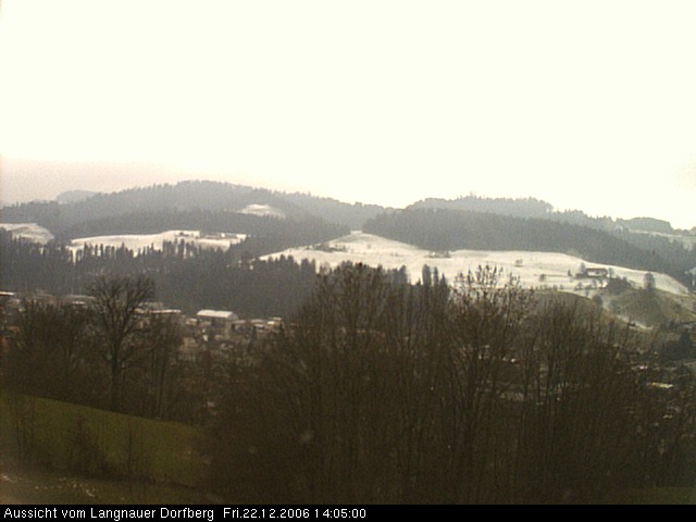Webcam-Bild: Aussicht vom Dorfberg in Langnau 20061222-140500
