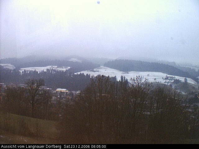 Webcam-Bild: Aussicht vom Dorfberg in Langnau 20061223-080500