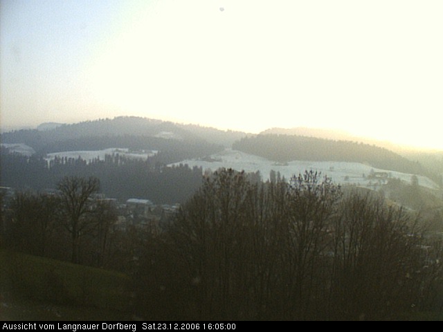 Webcam-Bild: Aussicht vom Dorfberg in Langnau 20061223-160500