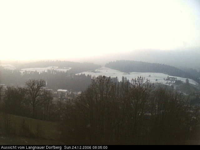 Webcam-Bild: Aussicht vom Dorfberg in Langnau 20061224-080500