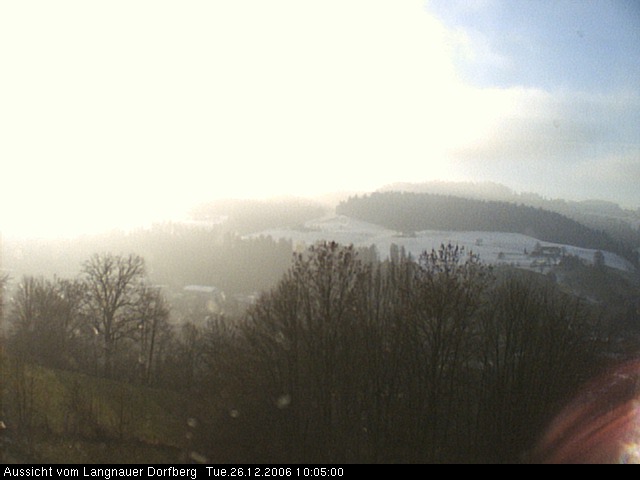 Webcam-Bild: Aussicht vom Dorfberg in Langnau 20061226-100500