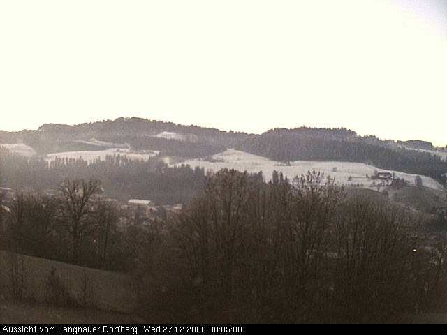 Webcam-Bild: Aussicht vom Dorfberg in Langnau 20061227-080500