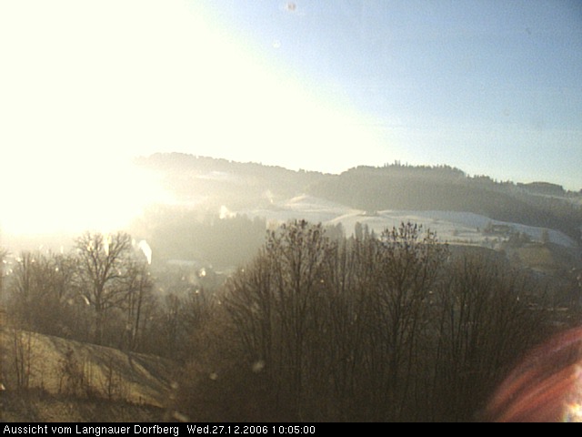 Webcam-Bild: Aussicht vom Dorfberg in Langnau 20061227-100500