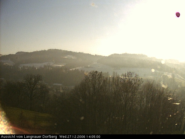 Webcam-Bild: Aussicht vom Dorfberg in Langnau 20061227-140500