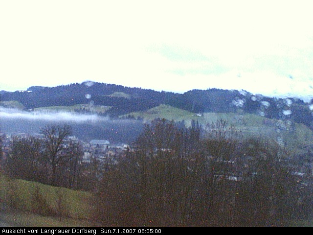 Webcam-Bild: Aussicht vom Dorfberg in Langnau 20070107-080500