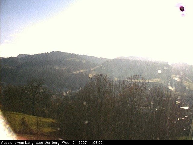 Webcam-Bild: Aussicht vom Dorfberg in Langnau 20070110-140500